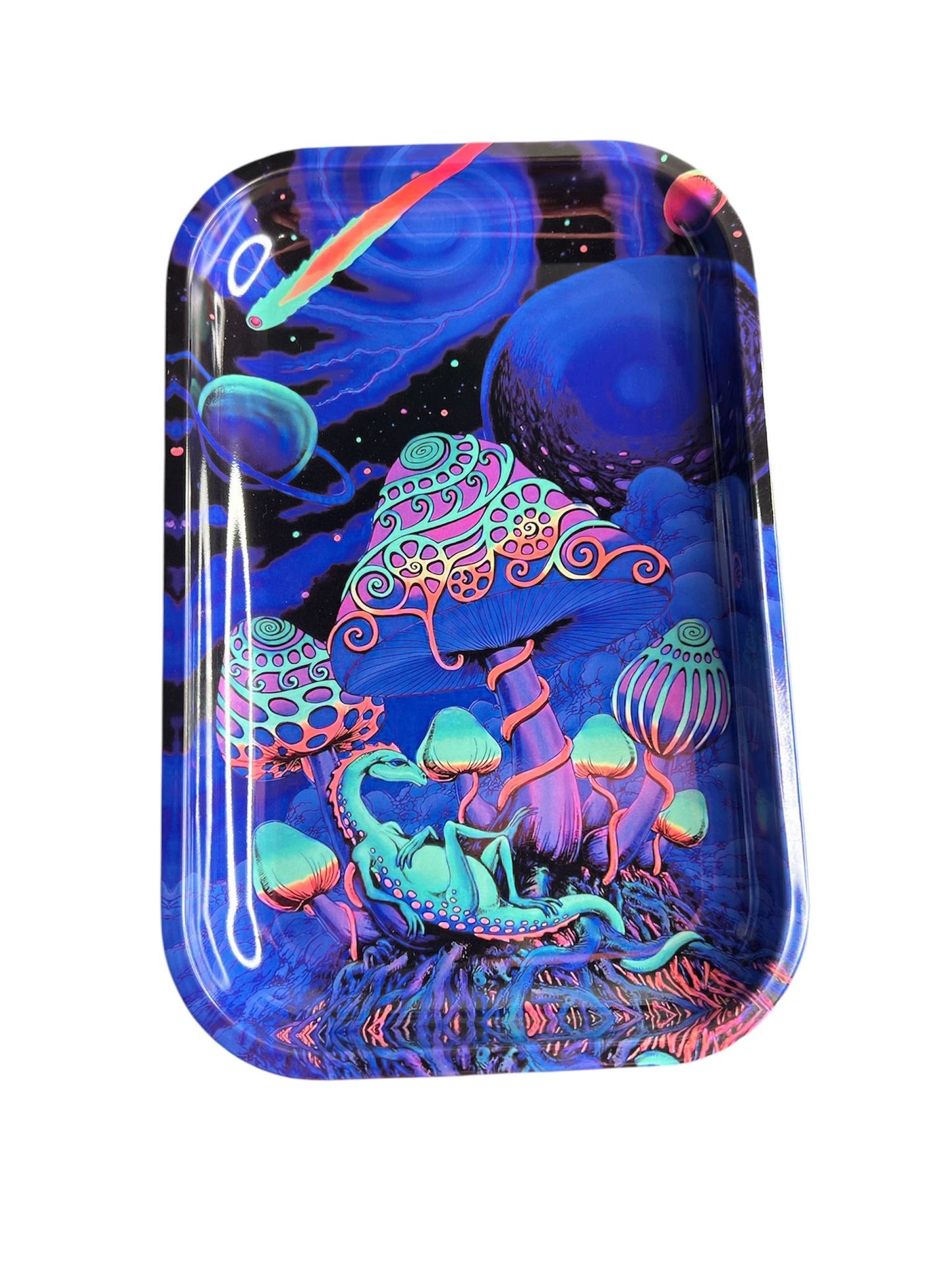 Mushroom waves smoke tray