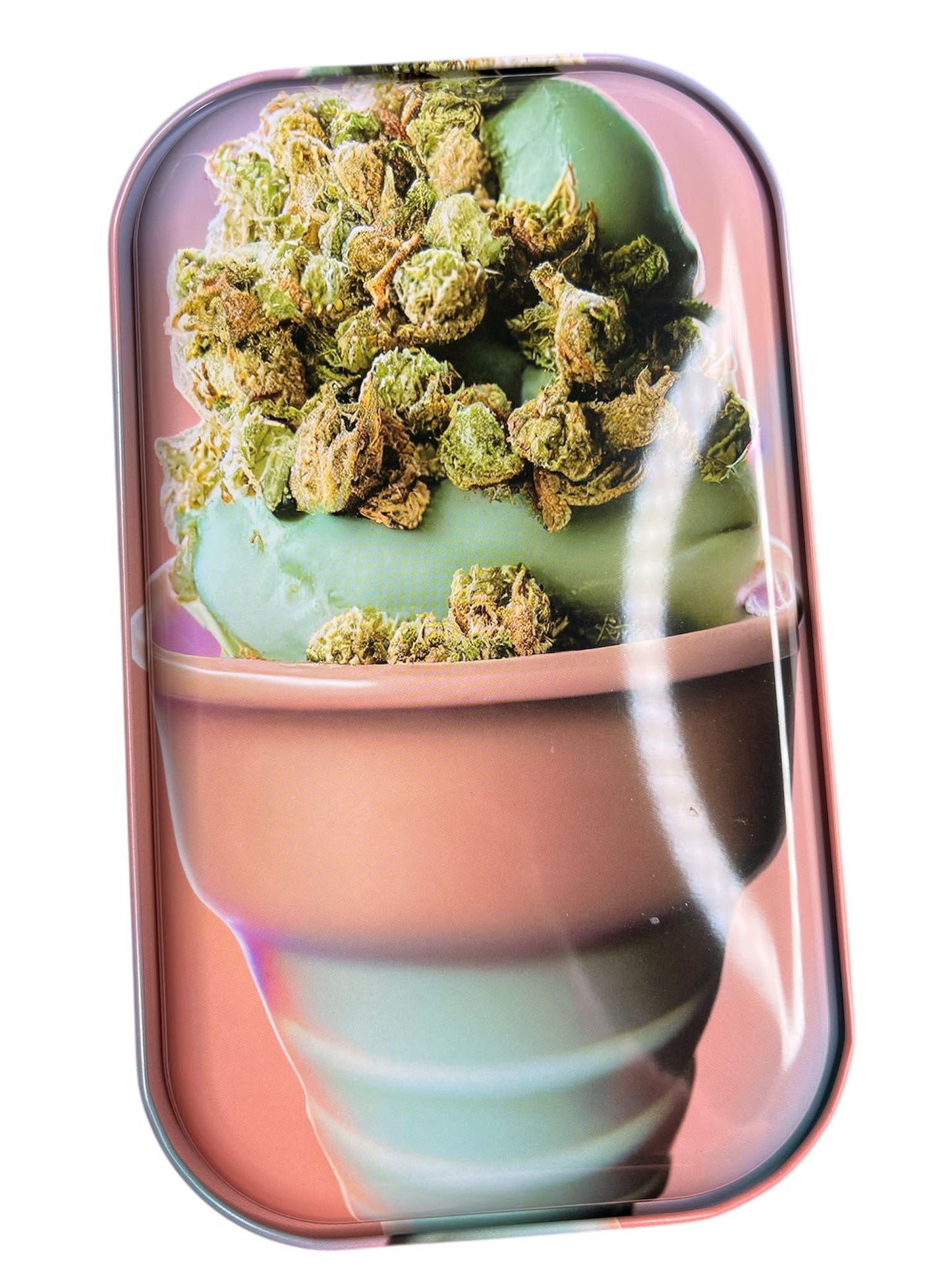 Ice cream smoke tray