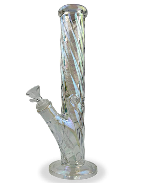 Twisted Straight Tube Bong