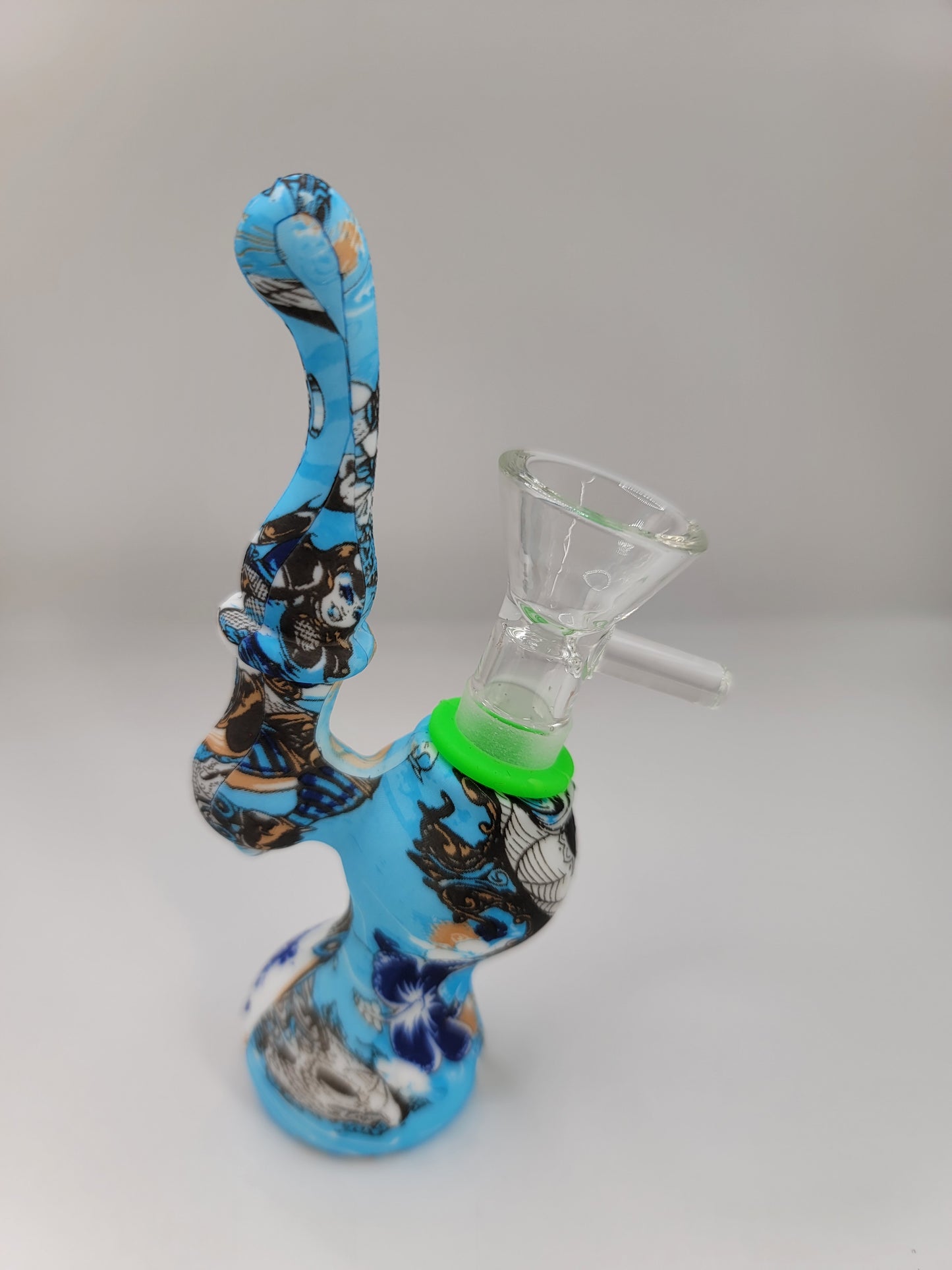 Mini Silcone Smoking Hookah Bong Pipe Kit