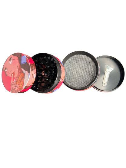 Beast hempacka tray Stainless steel smoke tray & grinder set  with magnetic cover

Size:  Tray 27×16cmay set